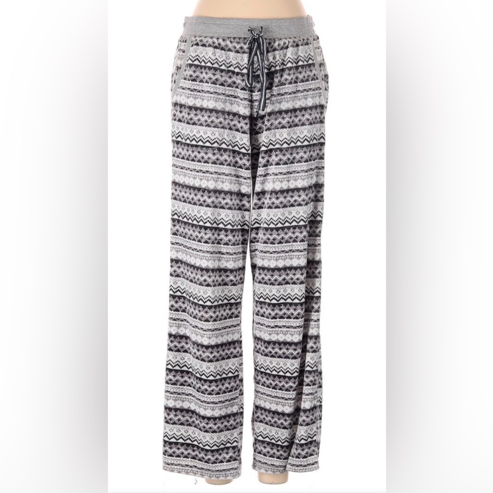 Nautica Gray Patterned Lounge Pants